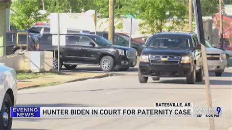 First son Hunter Biden in Arkansas court for child support hearing, requests lower payments